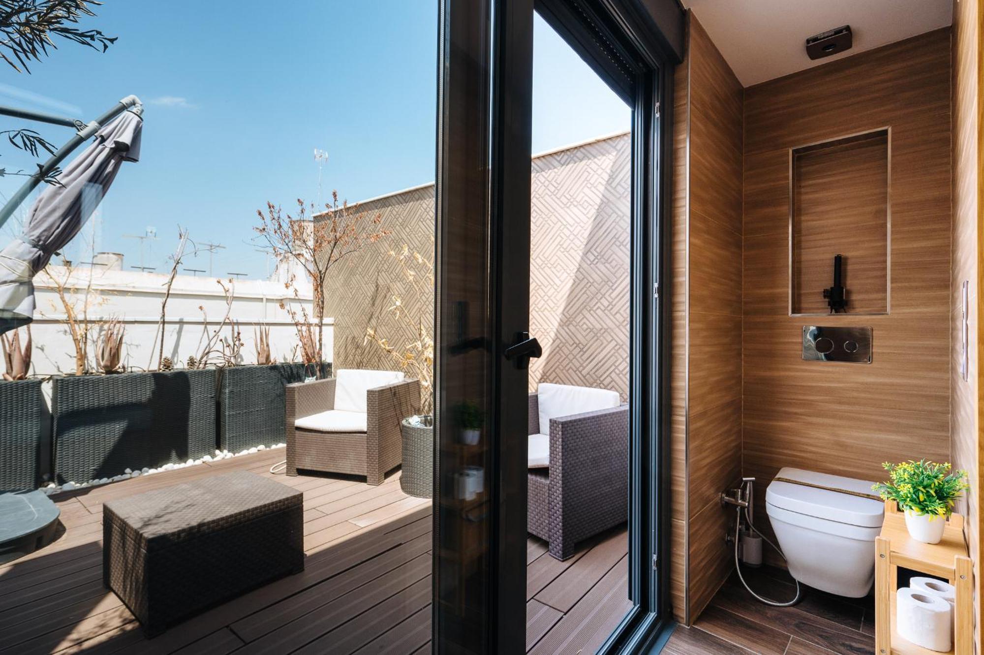 Elegant Duplex 3 Master Bedrooms And Private Sevilla Eksteriør billede